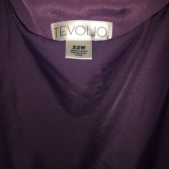 Dark Purple Party Dress - Picture 2 of 4